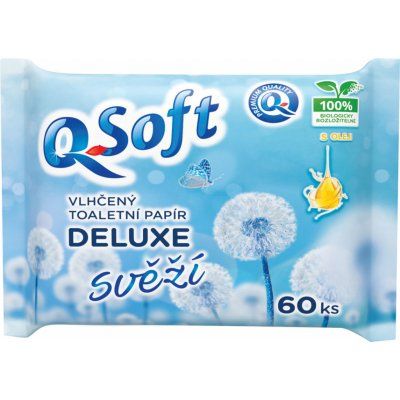 Q-Soft vlhen toaletn papr extra jemn 60ks
