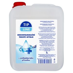 Tip Line Dekontaminační tekuté mýdlo s antibakteriální přísadou 5l EXPIRACE10/2022