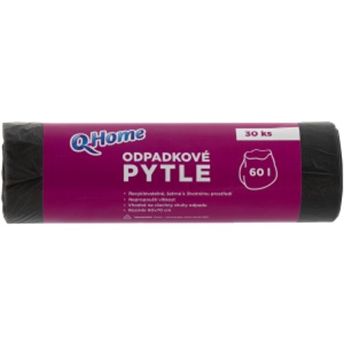 Q Home odpadkov pytle 60l (30ks/fol)