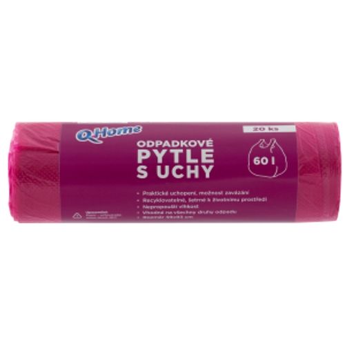 Q Home odpadkov pytle s uchy 60 l (20 ks/fol)