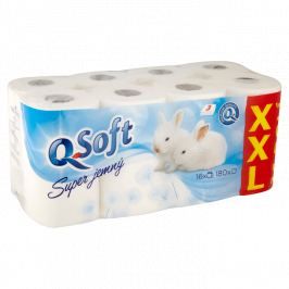Q-Soft toaletn papr 3vrstv super jemn 16 ks