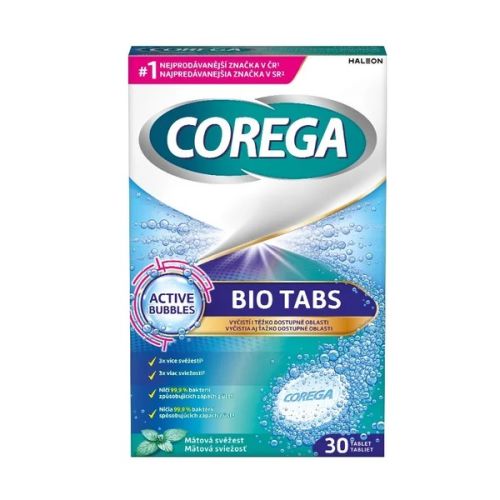 Corega Bio Tabs antibakteriln istc tablety 30ks
