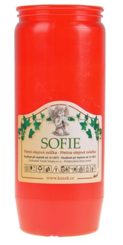 Sofie svka olejov erven 240 g v.14cm