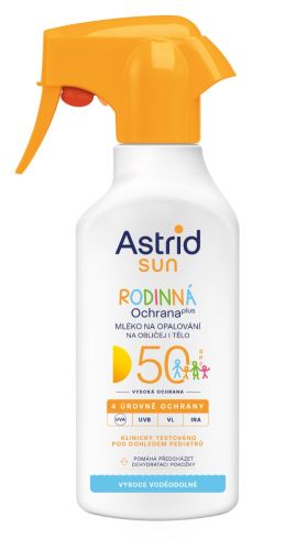 Astrid Sun mlko na opalovn ve spreji pro celou rodinu OF50 270 ml