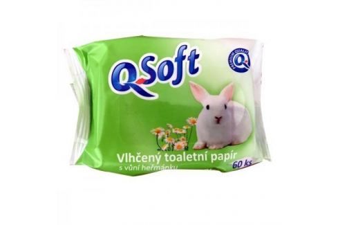 Q-Soft vlhen toaletn papr s hemnkem 60 ks