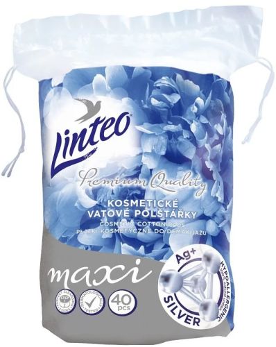 Linteo Premium vatové polštářky Maxi Silver 40 ks