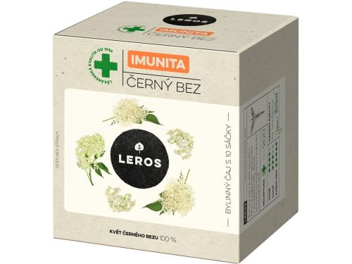 LEROS Imunita černý bez bylinný čaj 10 x 1g