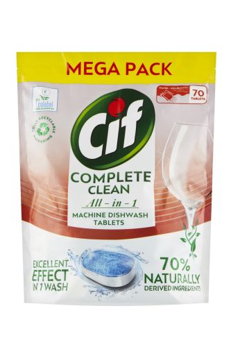 Cif Complete Clean All-in-1 tablety do myky 70 ks