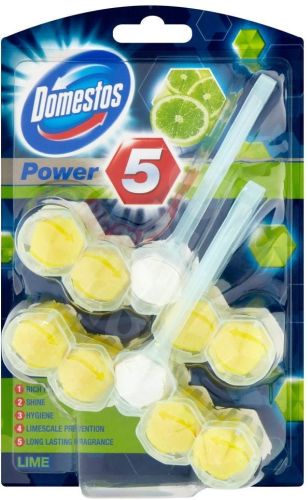 Domestos Power 5 Lime 2x55g