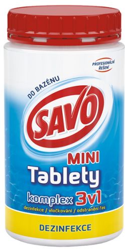 Savo Chlorové tablety mini komplex 3v1 0,8 kg (bazény)