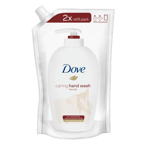 Dove peujc tekut mdlo Fine Silk nhradn npl 500 ml