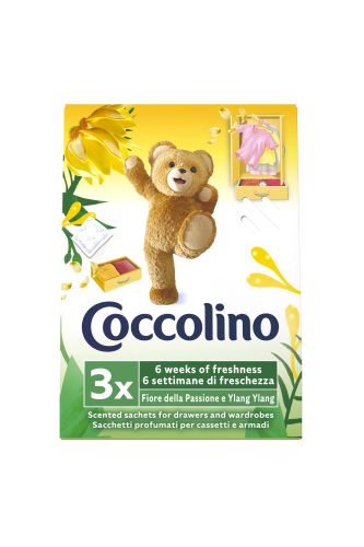 Coccolino vonné sáčky do prádla Passion Fruit  &amp; Ylang Ylang 3 ks