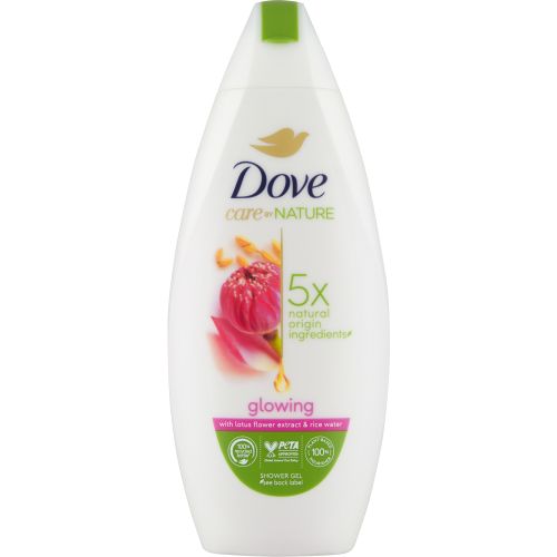 Dove sprchov gel Glowing Lotus Flower &amp; Rice Water 225ml