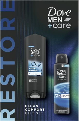 Dove Men+Care drkov kazeta Clean Comfort SG+deospray
