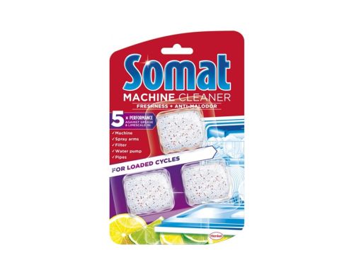Somat Machine Cleaner čistič myčky v tabletách, 3×20 g