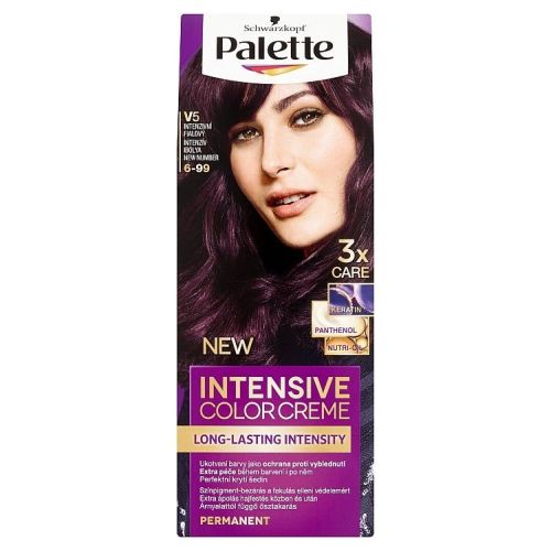 Palette Schwarzkopf Intensive Color Creme barva na vlasy Intezivní fialový V5 (6-99)