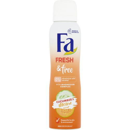 Fa Fresh &amp; Free Cucumber &amp; Melon deodorant, 150 ml