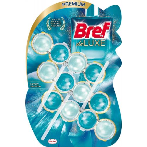 Bref DeLuxe Lovely Jasmine WC blok v kulikch 3x50 g