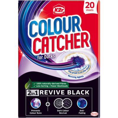 K2r Colour Catcher prací ubrousky Intensive Black 20 ks