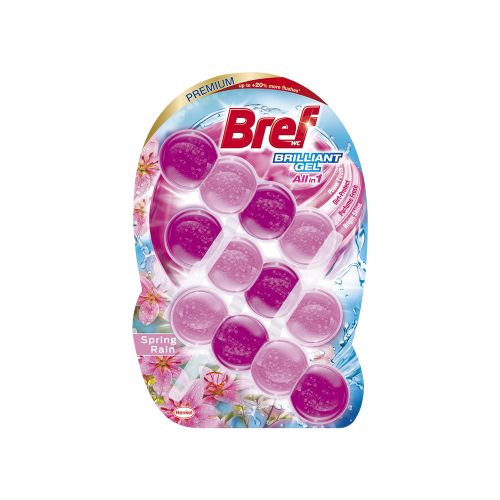 Bref Brilliant Gel Spring Rain WC blok 3x42 g