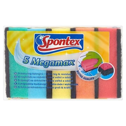 Spontex Megamax houbičky na nádobí 5 ks
