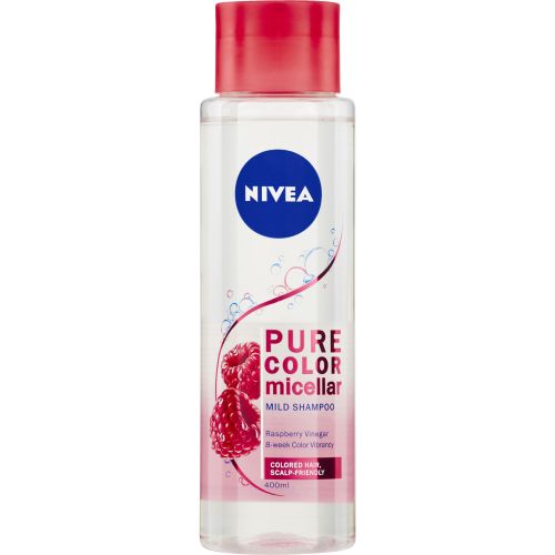 Nivea Pure Color micelární šampon na vlasy, 400 ml