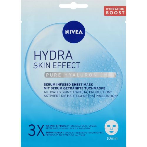 Nivea Hydra Skin Effect 10minutov hydratan textiln maska 1 ks