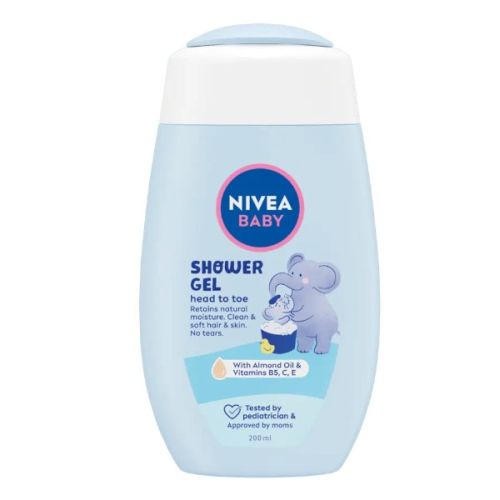 Nivea Baby sprchov gel pro cel tlo a vlsky 200 ml