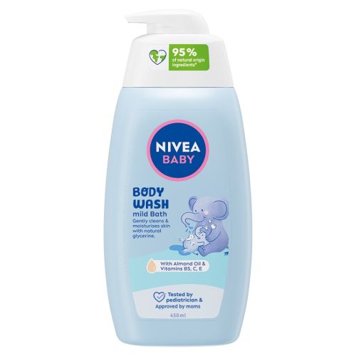 Nivea Baby sprchov gel pro jemnou koupel 450 ml  s pumpikou