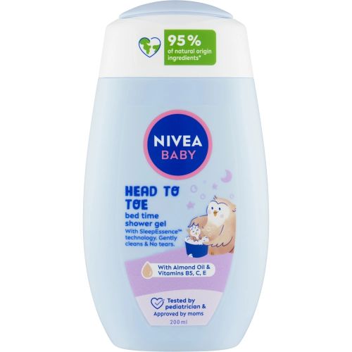 Nivea Baby Bed Time sprchov gel pro cel tlo a vlsky 200 ml