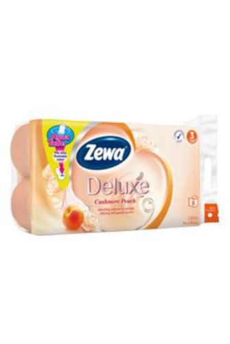 Zewa Deluxe Cashmere peach toaletn papr parfmovan, 3-vrstv, 8 ks