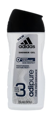 Adidas sprchový gel 3v1 Adipure 250ml