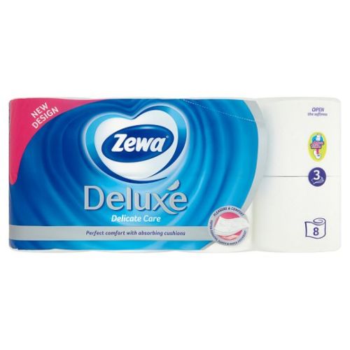 Zewa Deluxe Delicate Care toaletn papr 3vrstv 8rol